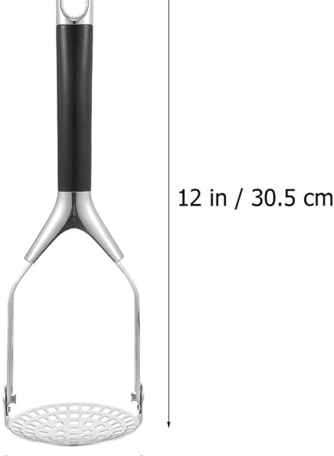 Stainless Steel Potato Masher Handheld Kitchen Tool for Smooth Mashed Potatoes - Image 2